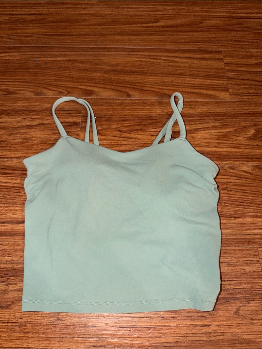 all in motion Sage Green Double-Strap Cami